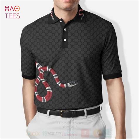 gucci oxford shirt snake|Gucci snake and bee polo.